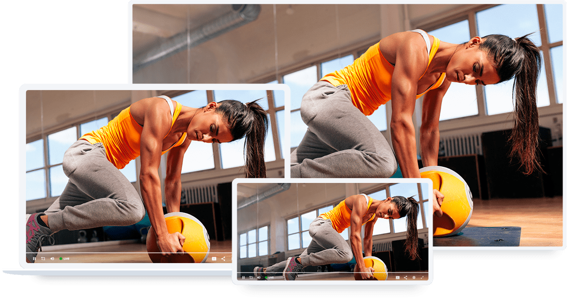 fitness video livestream solution